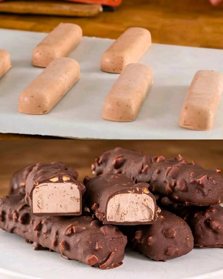 Decadent Frozen Chocolate Bars with Peanut