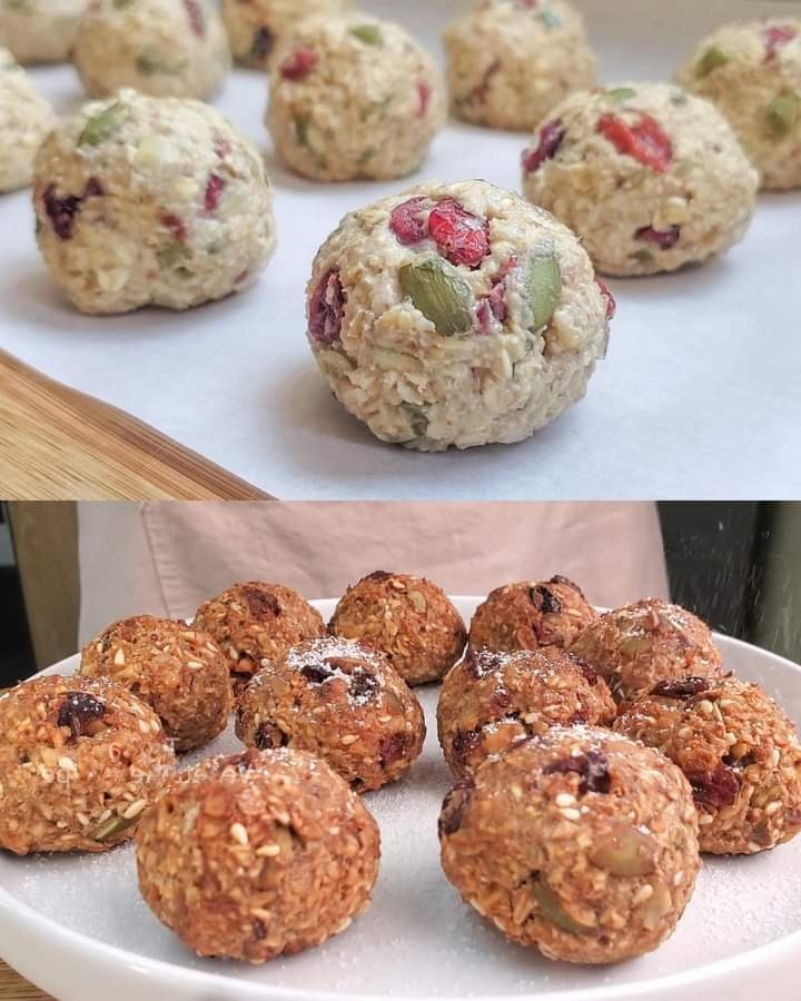 Nutty Oatmeal Breakfast Bites