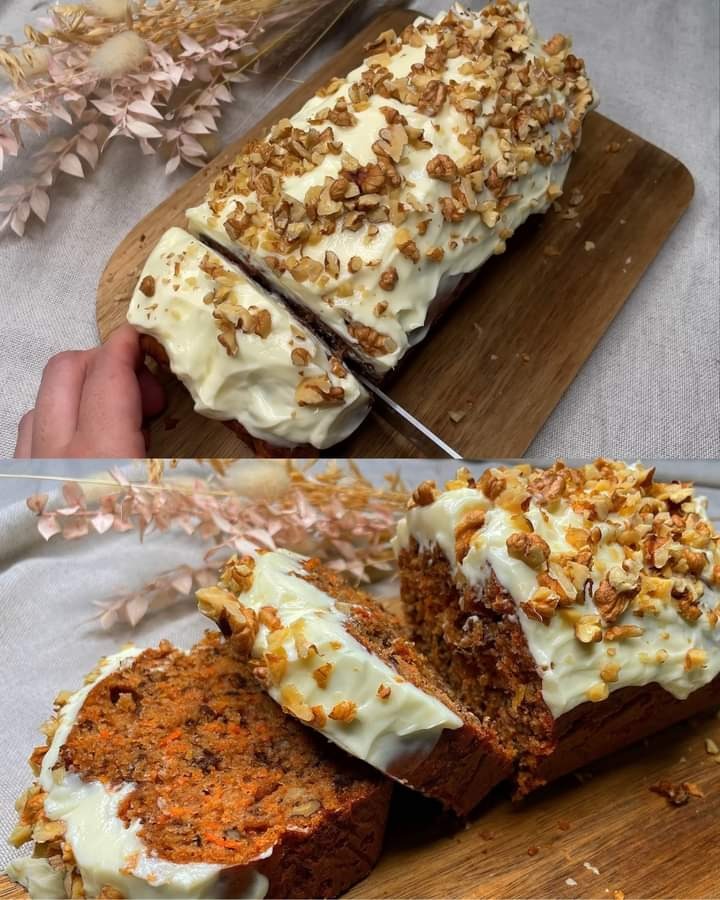 Orange-Carrot Cake with Coconut Cream