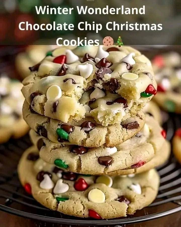 Chocolate Chip Christmas Cookies