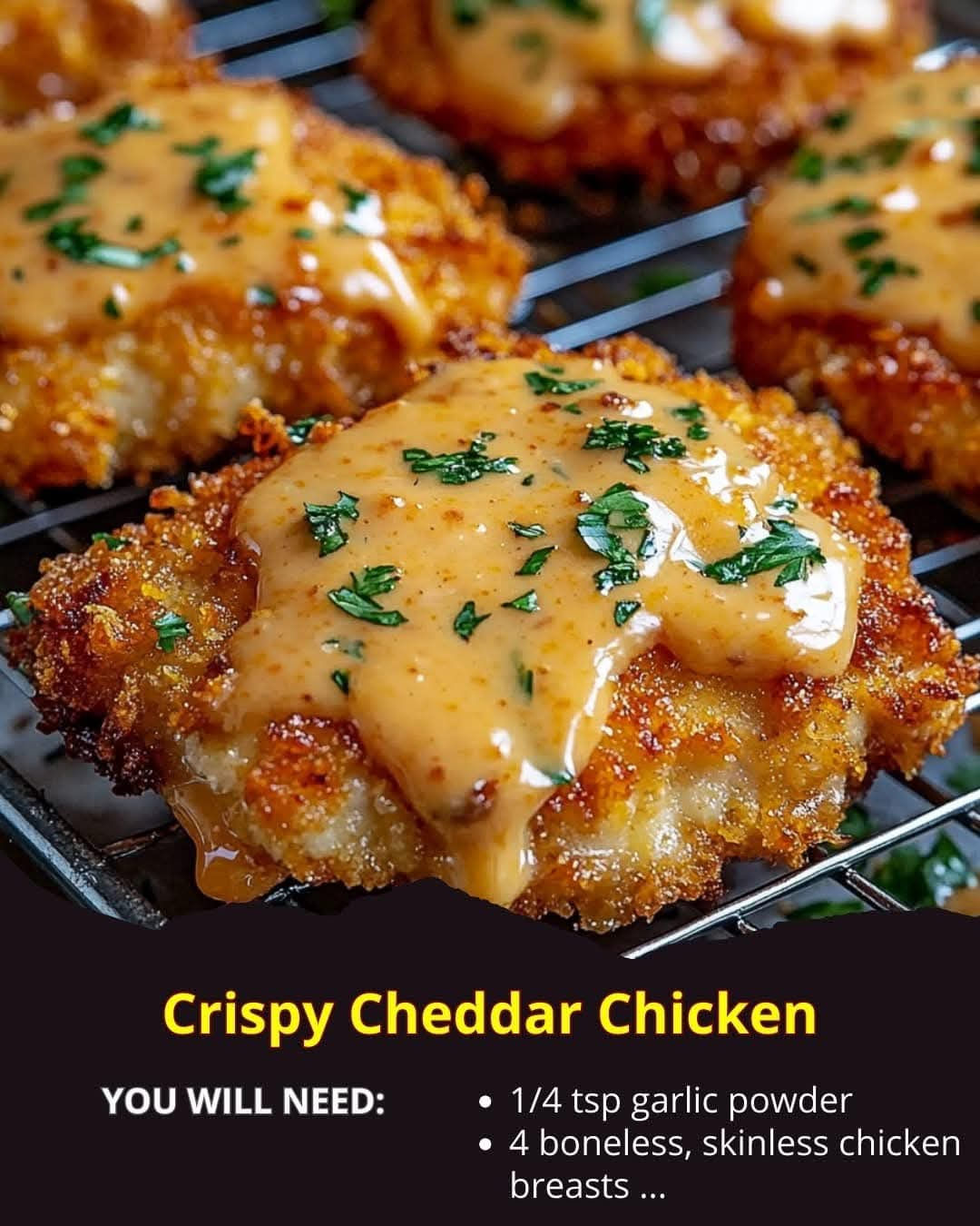 Crispy Cheddar Chicken