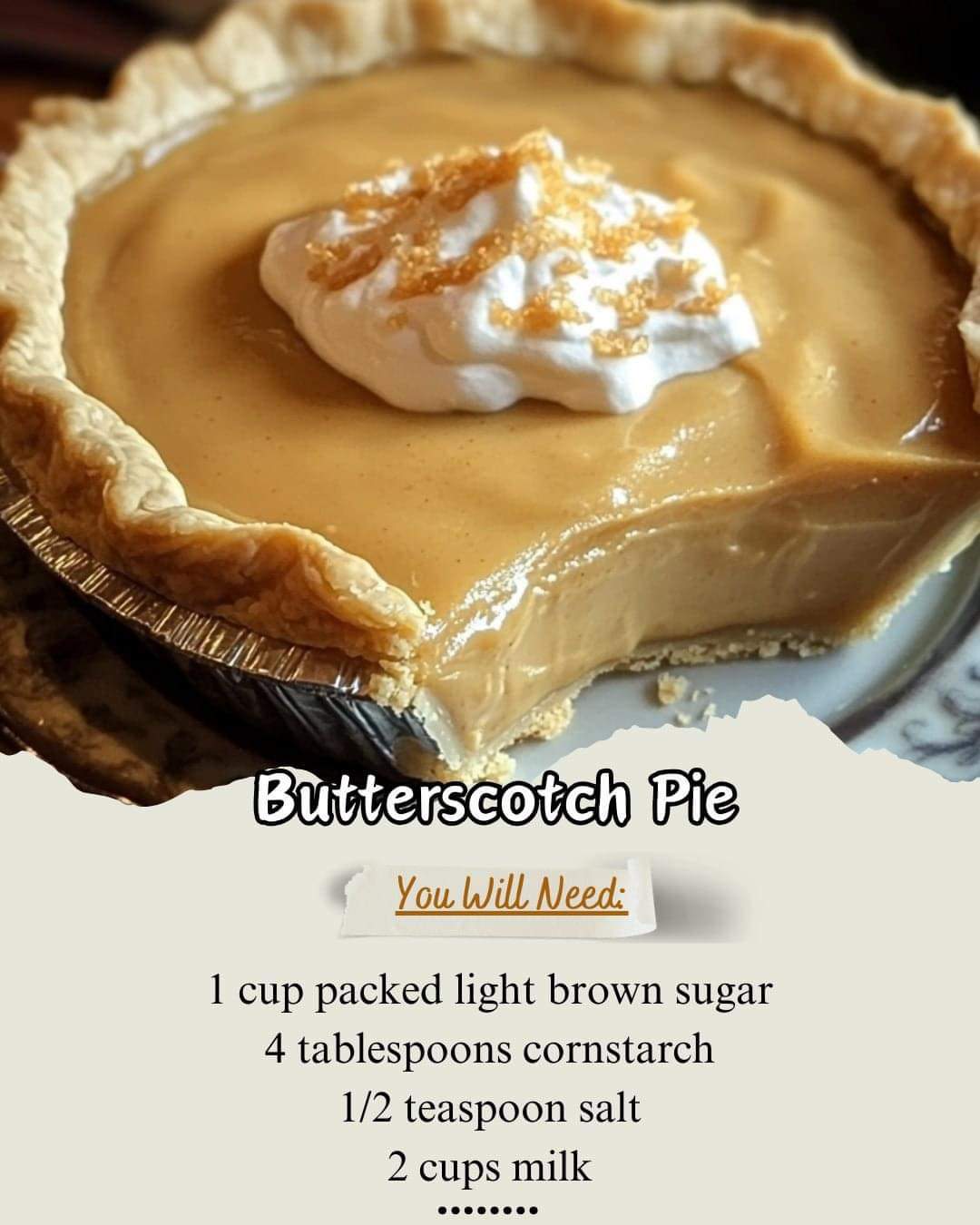 Butterscotch Pie