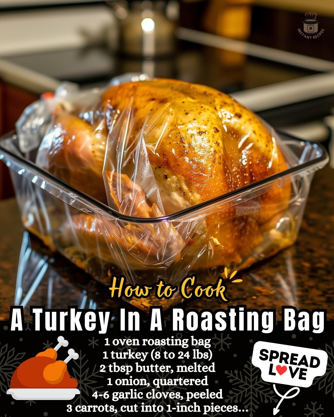 How To Cook A Turkey In A Roasting Bag 🦃