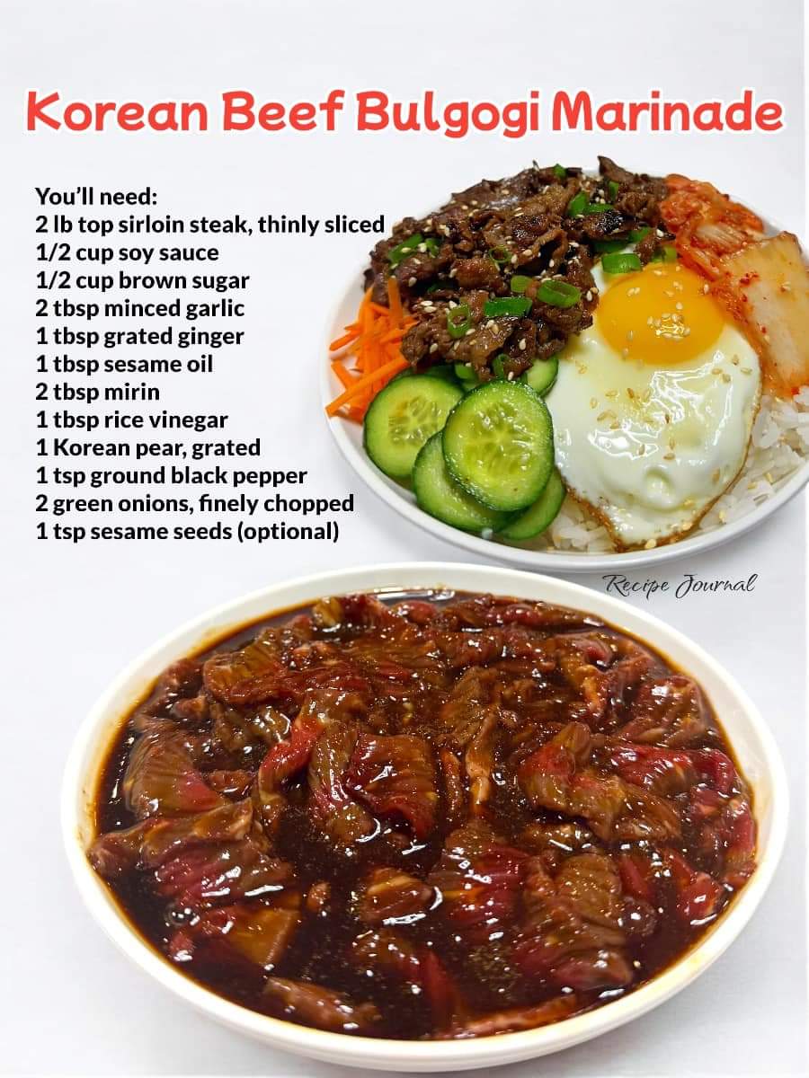 Korean Beef Bulgogi Marinade