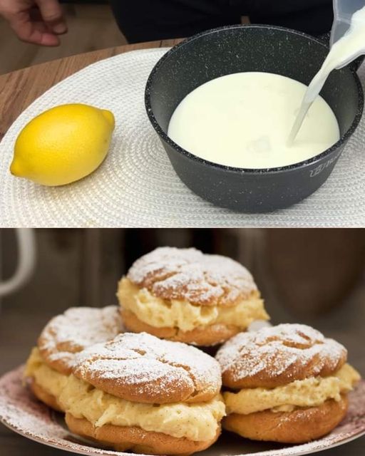 Windbeutel (Choux Pastry) with Vanilla Cream