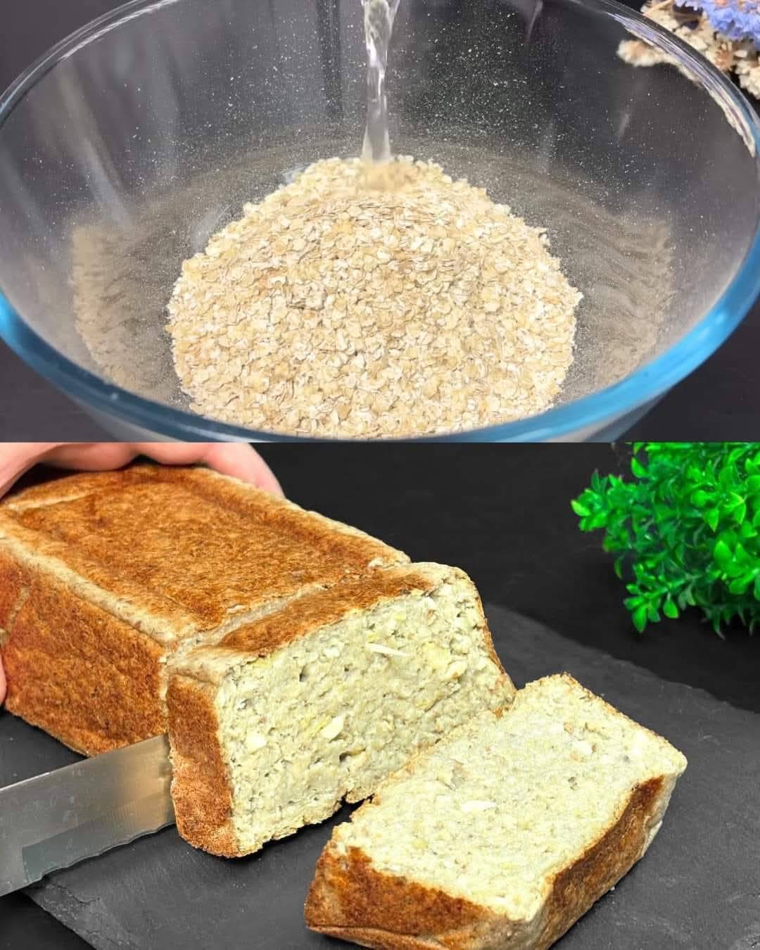 Healthy Diet Oatmeal and Banana Cake in 5 Minutes