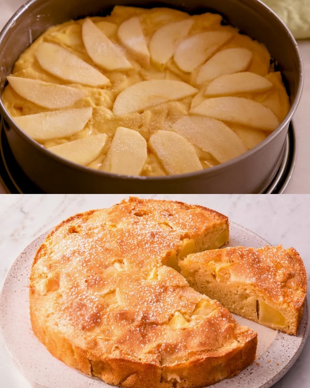 French Apple Cake with Dark Rum