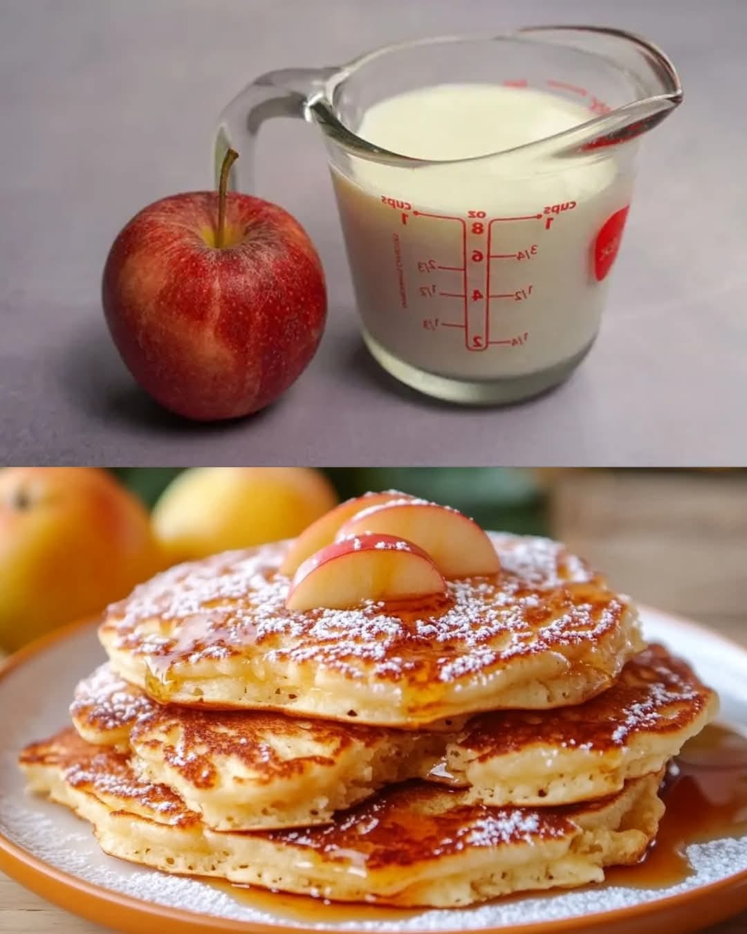 Soft Apple Pancakes