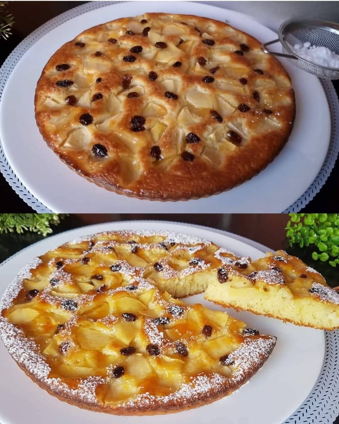 Lemon Yogurt Apple Cake