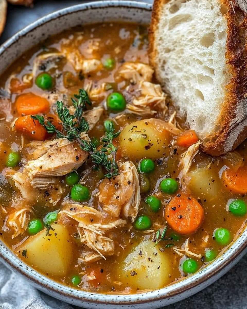 Hearty Chicken and Vegetable Stew 🍲