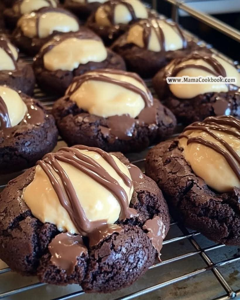 Buckeye Brownie Cookies