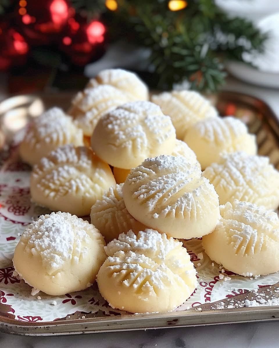 Sweetened Condensed Milk Snowball Cookies