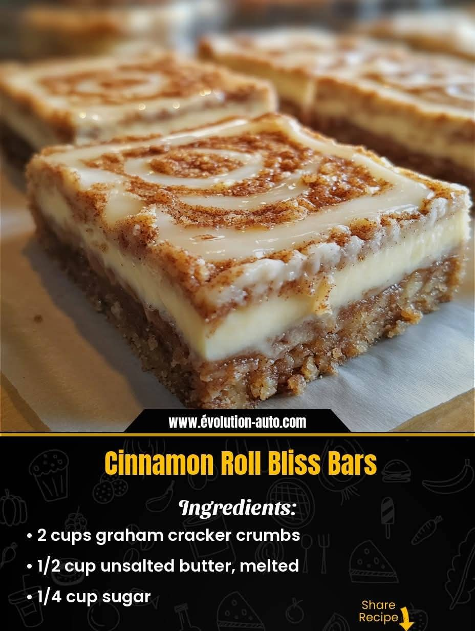 Cinnamon Roll Bliss Bars