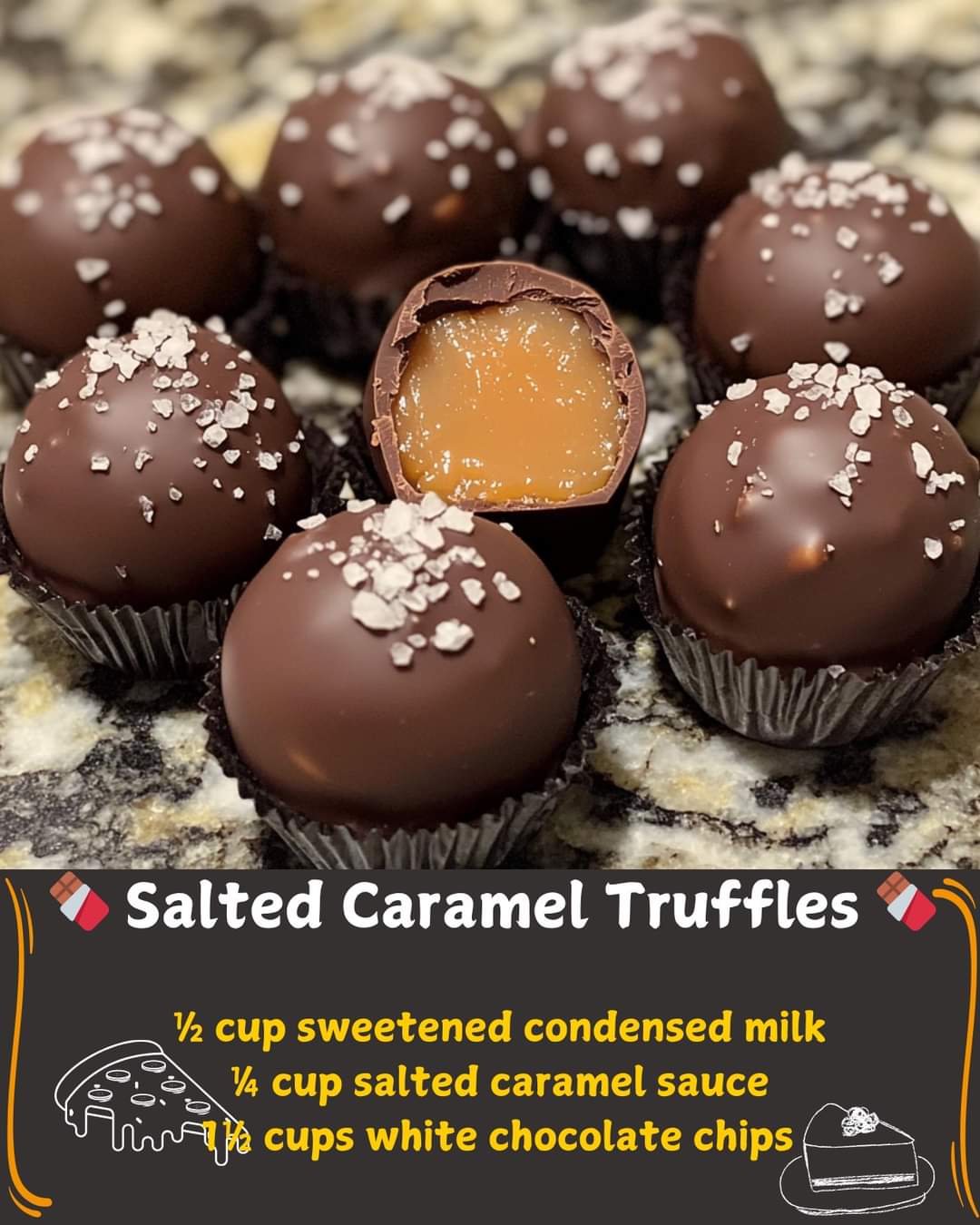 🍫 Salted Caramel Truffles 🍫