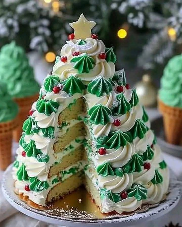 Christmas Tree Cake 🎄🍰