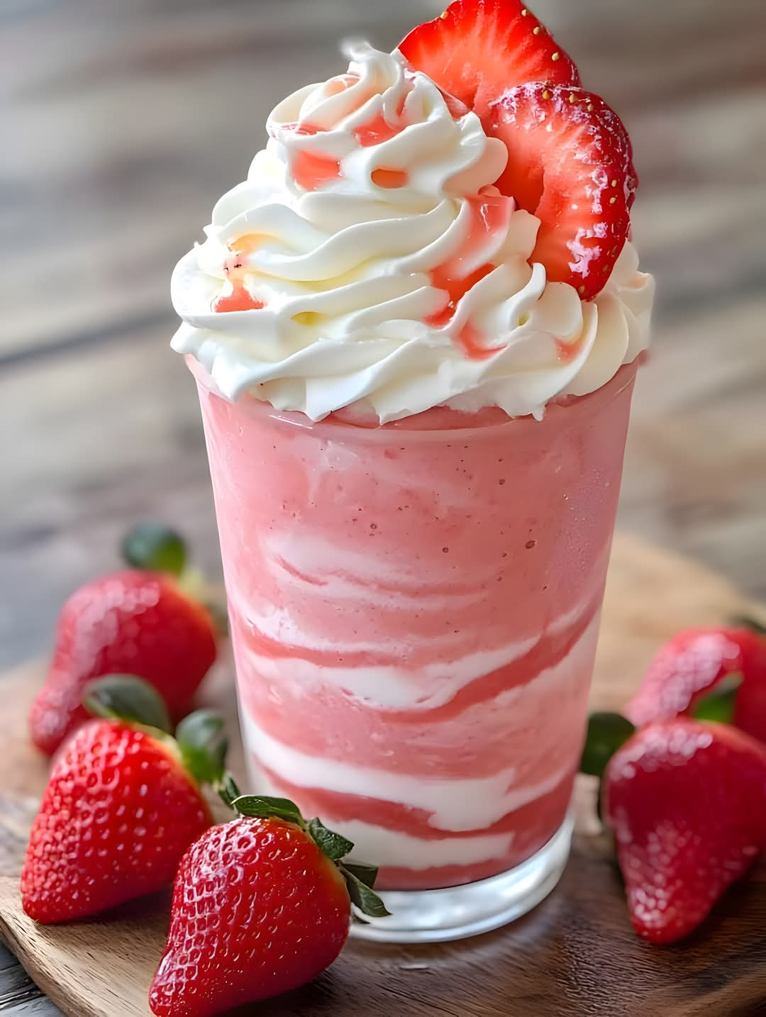 Strawberries & Cream Frappuccino 🍦