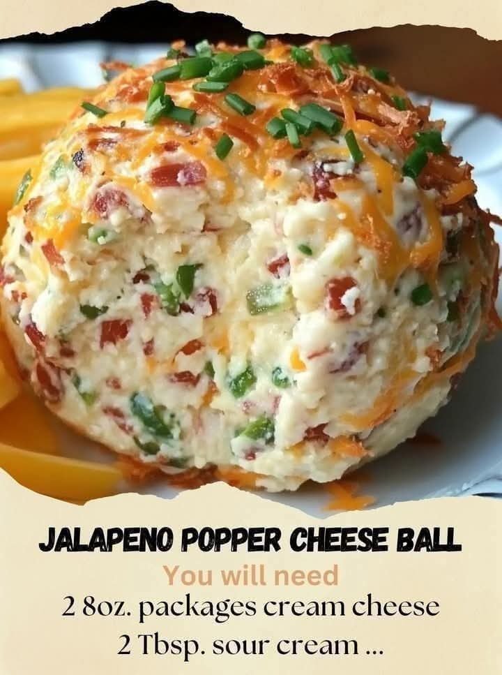 Jalapeno Popper Cheese Ball