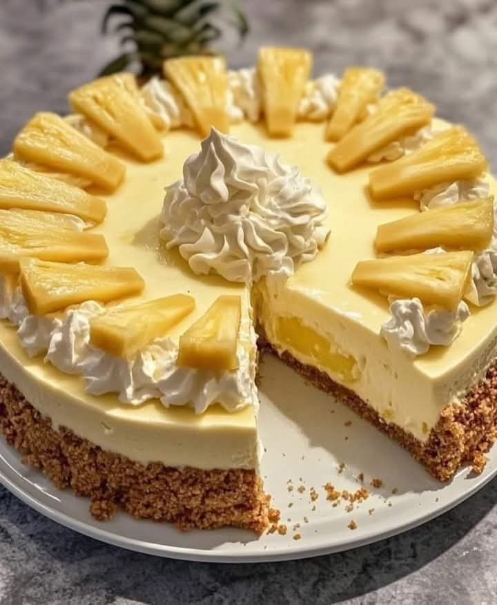 😍Pinneaple Cheese Cake Recipe😍😋😋