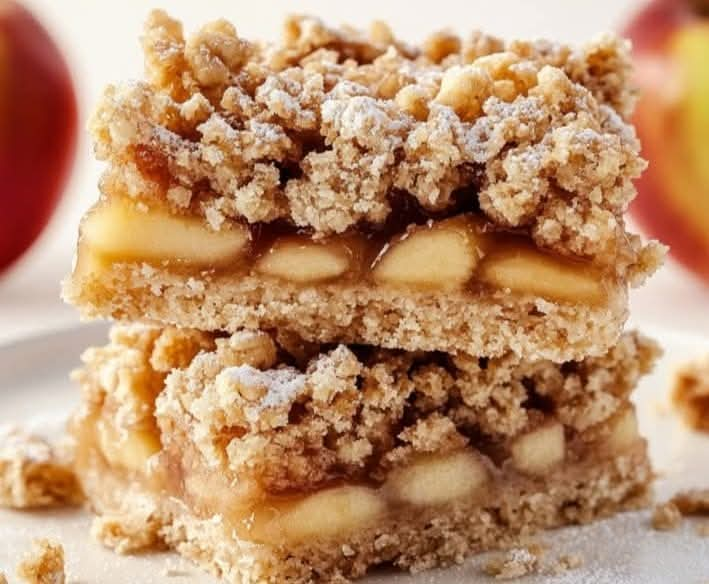 🍎 Sweet & Cozy Apple Crisp Bars