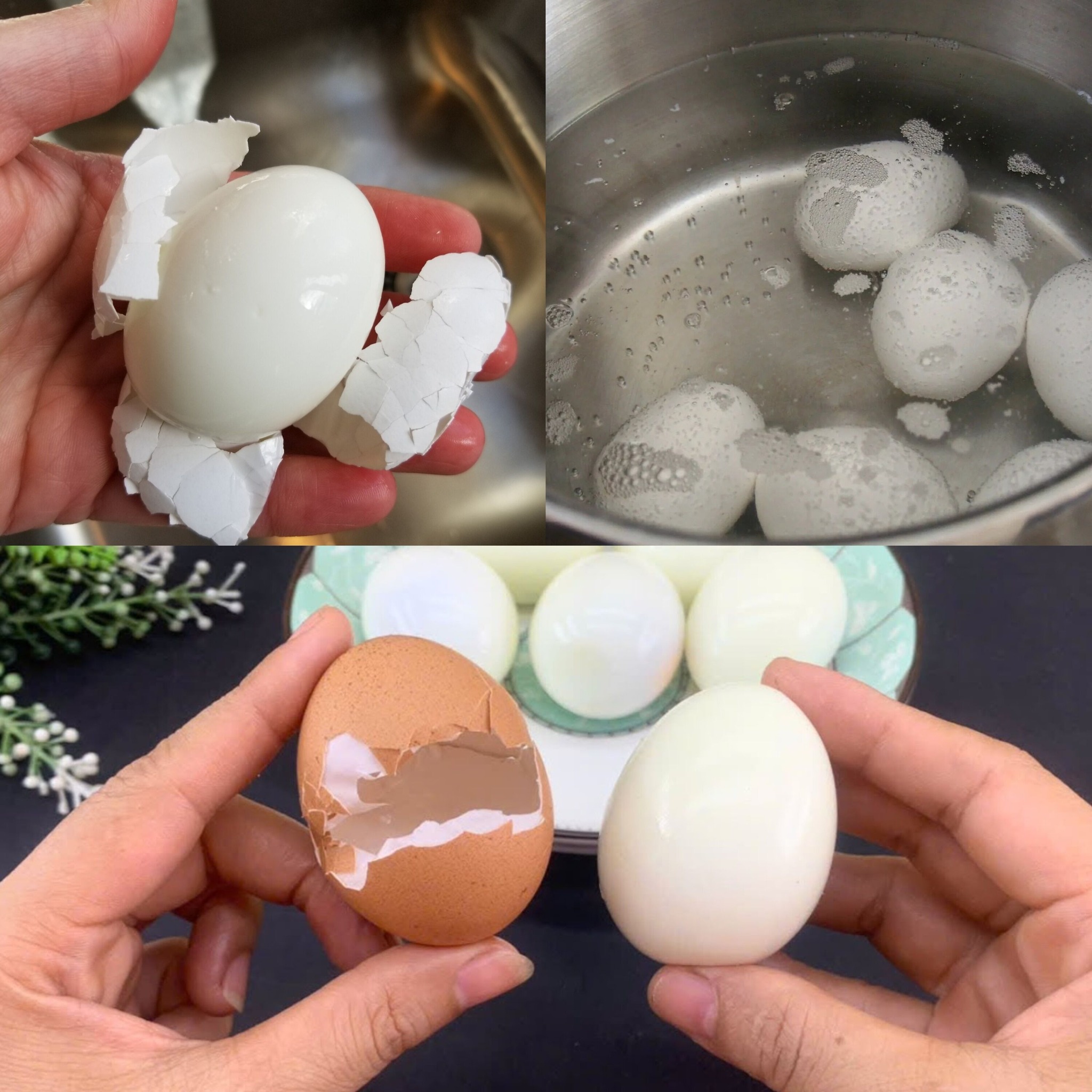 Boiling Eggs This Way Is Great! Perfectly Peeled, Smooth, and Non-Sticky Eggs Every Time 