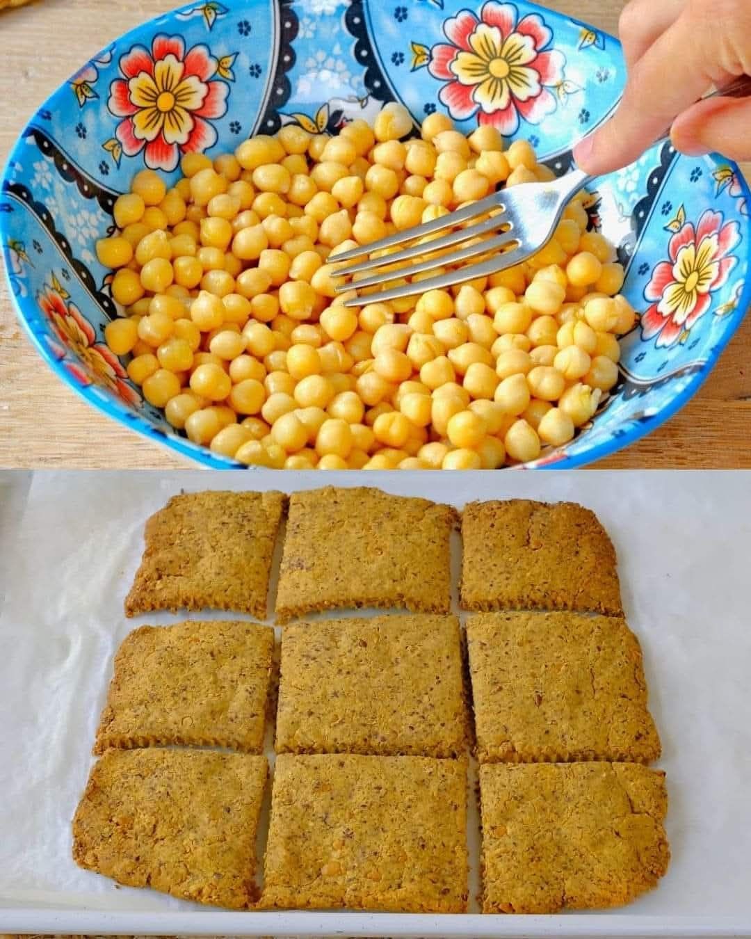 Crispy Baked Chickpea Patties