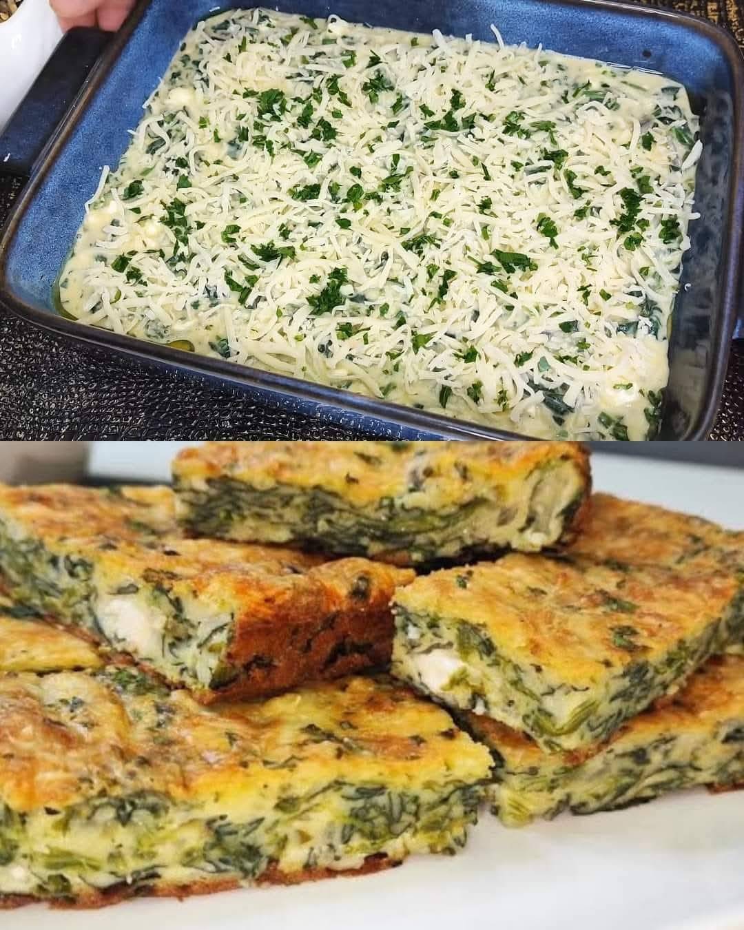 Spinach and Cheese Bake