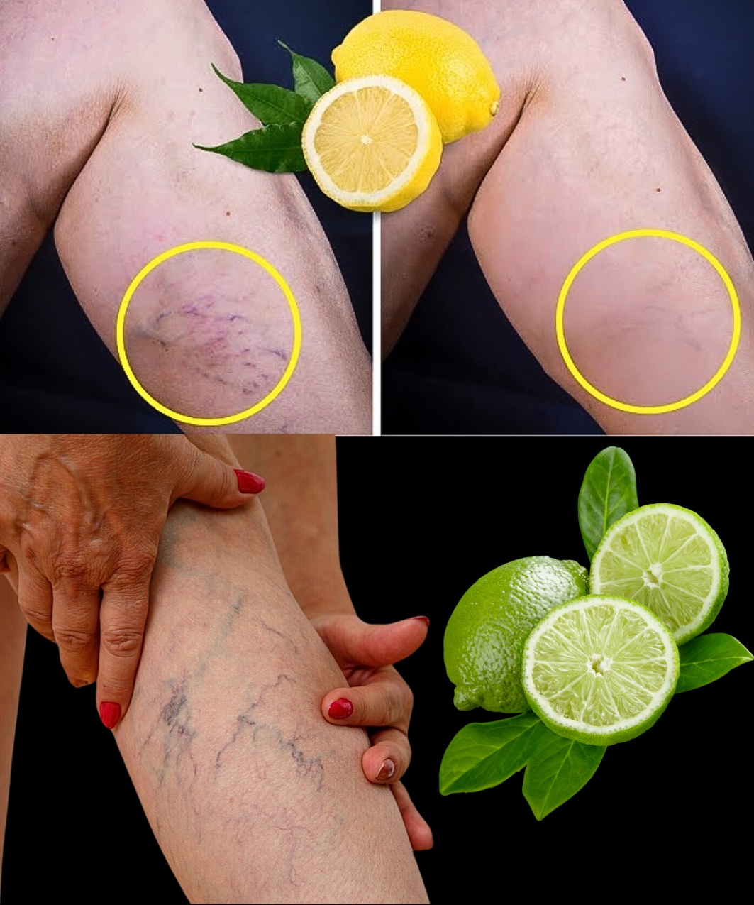 The (Unfortunately Secret) Trick to Help Remove Varicose Veins with Lemons 