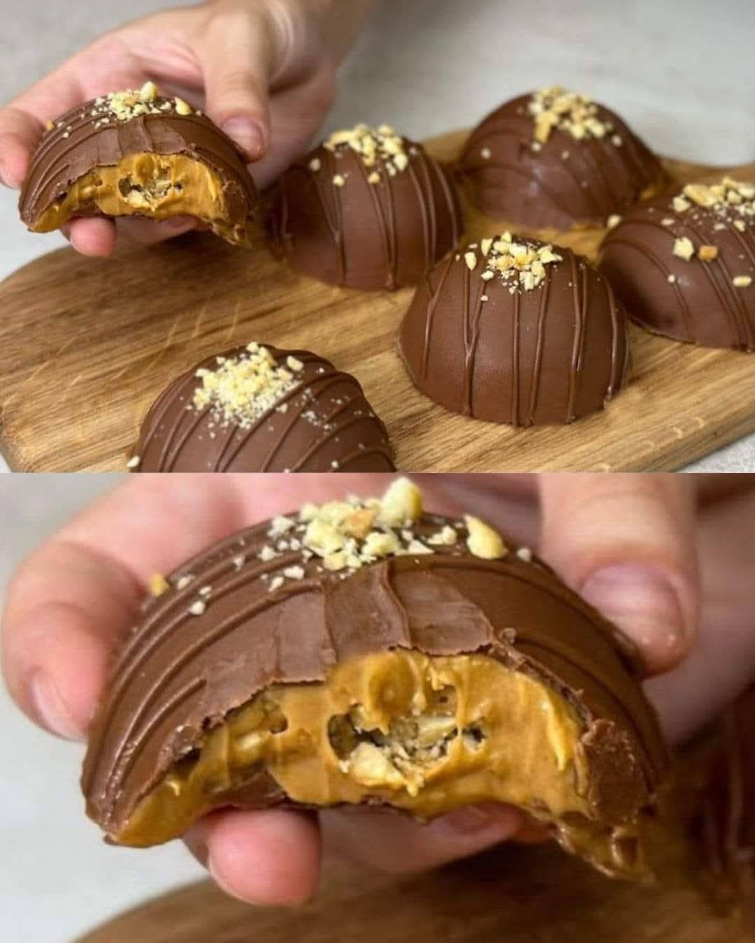 Homemade Caramel-Filled Chocolate Domes