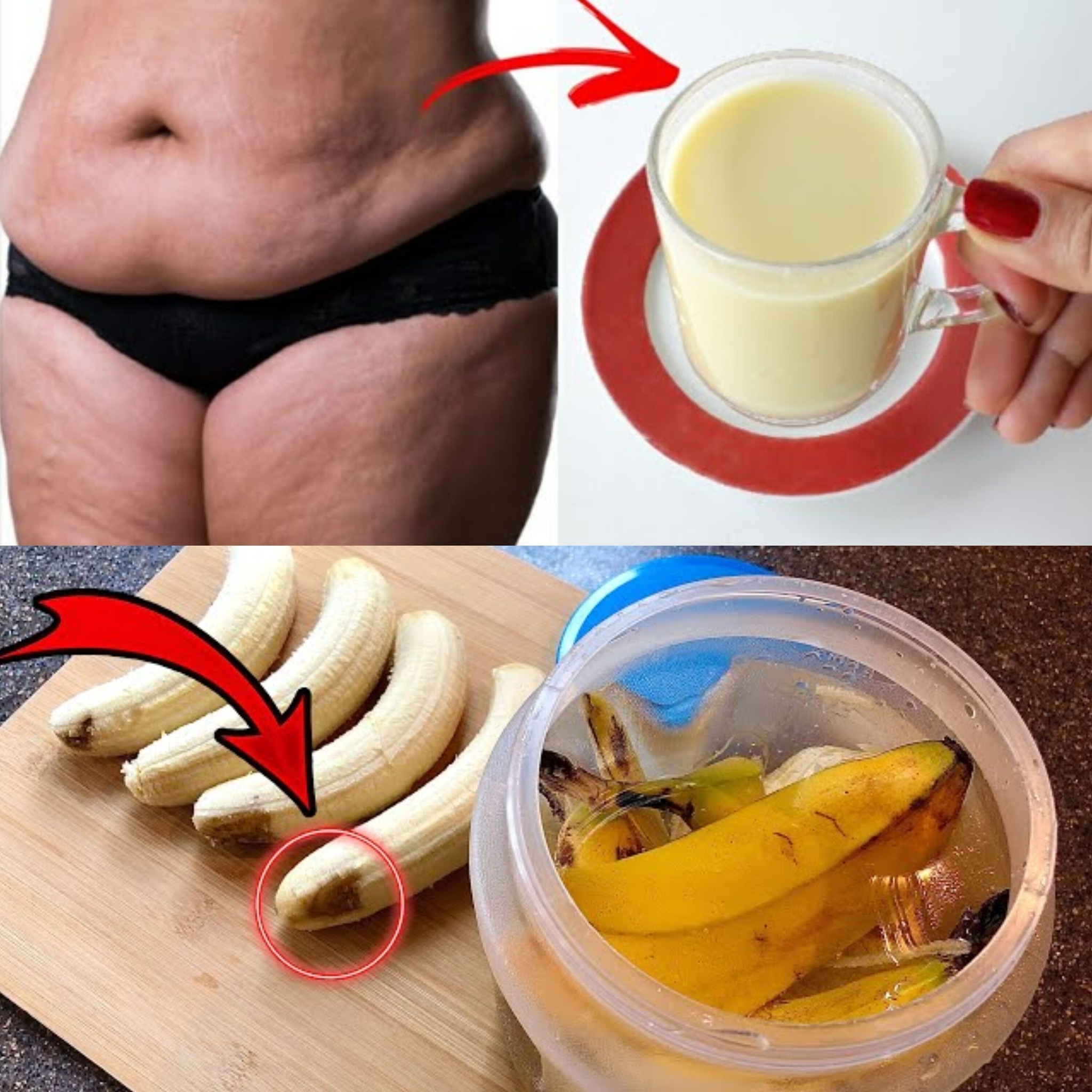 Drink This for 3 Days & Watch Belly Fat Melt – Banana Peel & Lemon Detox! 