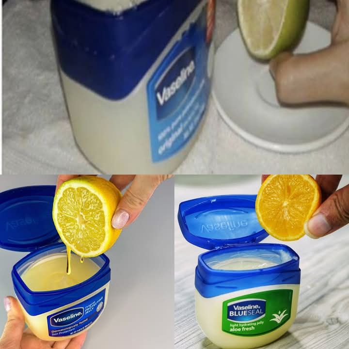 Brighten and Soften Skin with a Simple Vaseline and Lemon Mix