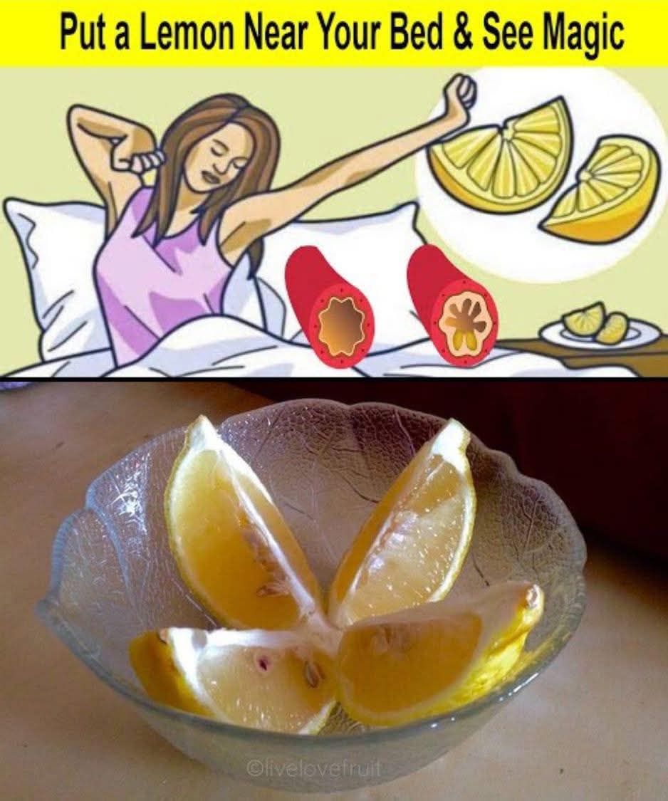 Natural Lemon Bedside Freshener for Better Sleep and Air Quality