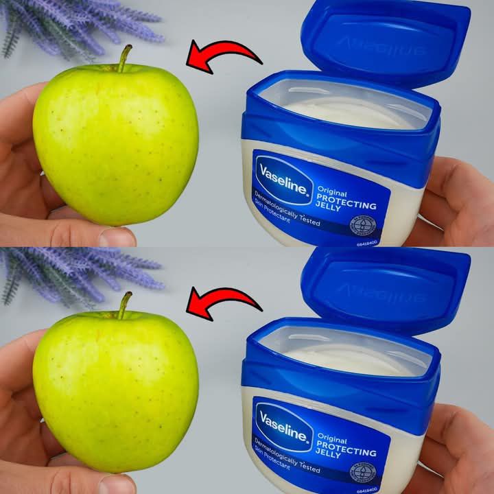 Mix Vaseline with an Apple