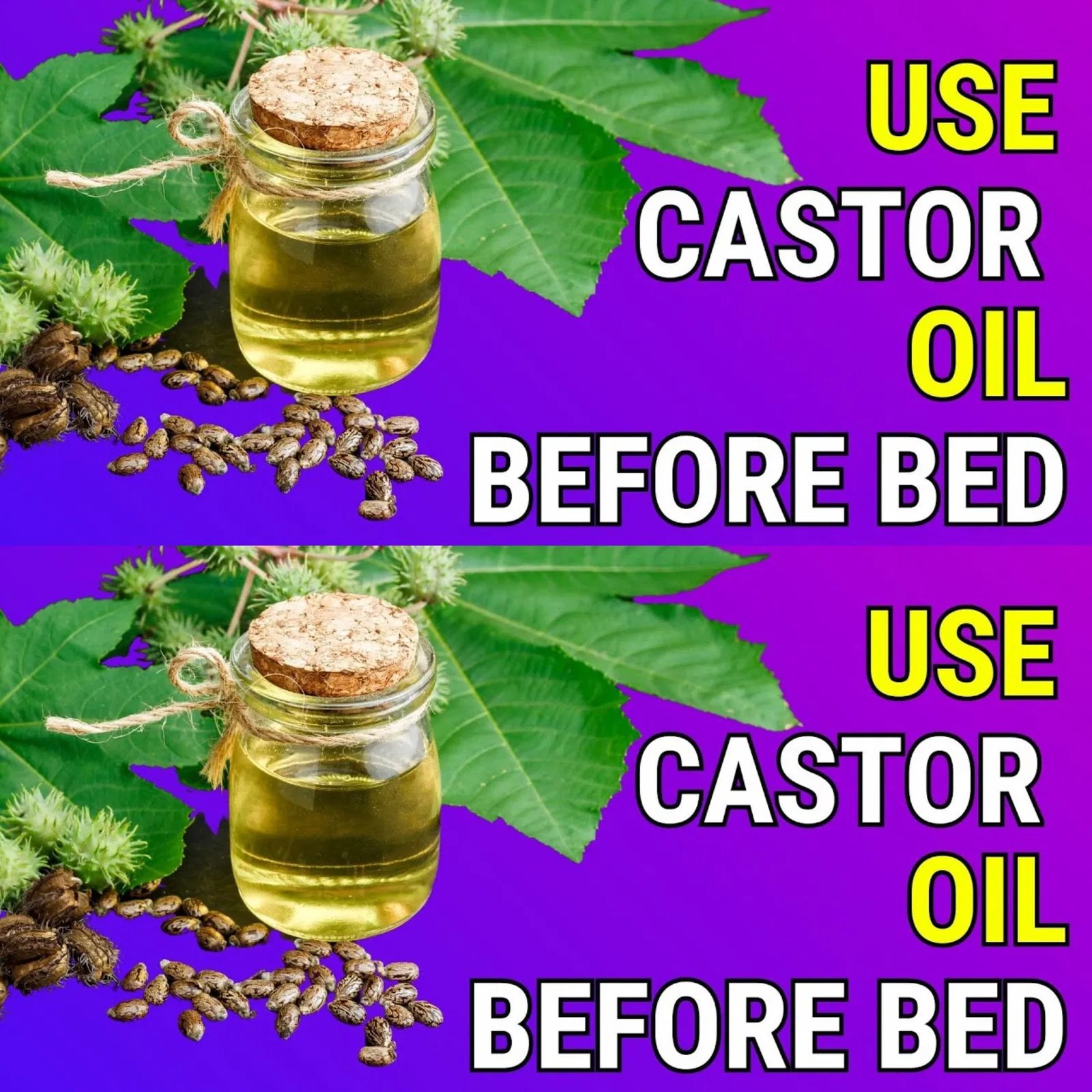 12 POWERFUL Reasons Why You Should Use Castor Oil Before Bed!